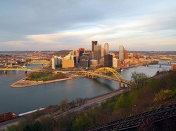 Biking the hills in Pittsburgh